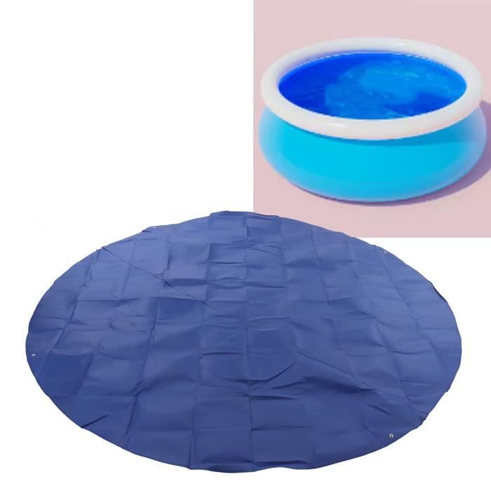 Udbrud Bâche Protection Piscine Ronde 160x30cm - Couverture Imperméable Avec Cordon Pour Piscine Chien, Enfant, Hors Sol