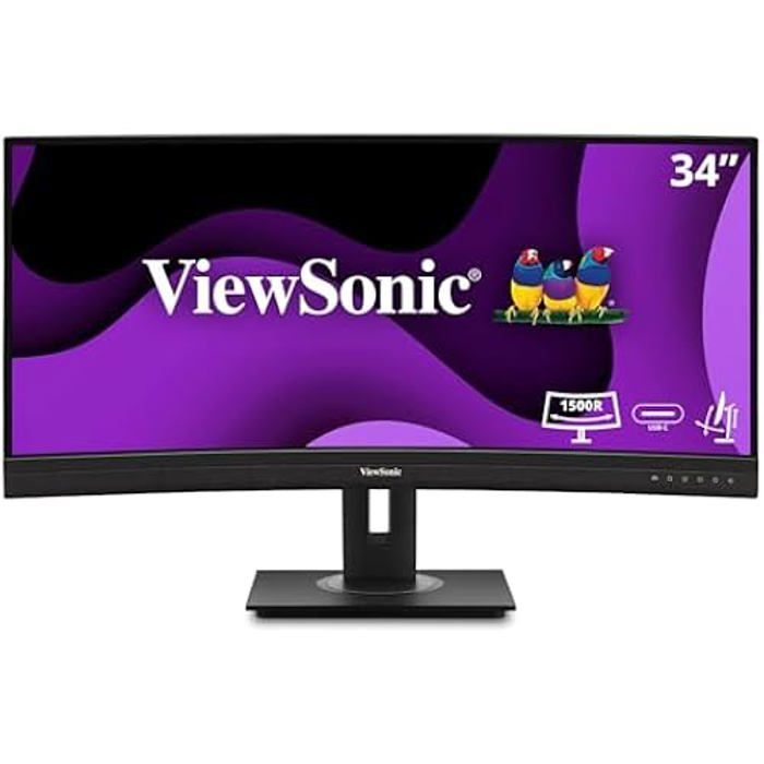 Moniteur incurvé - VIEWSONIC - VG3456C - UWQHD - 100 Hz - USB Type-C