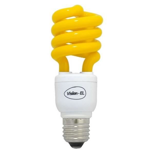 Ampoule fluo compacte Jaune 15W E27 Spirale Cdiscount Maison