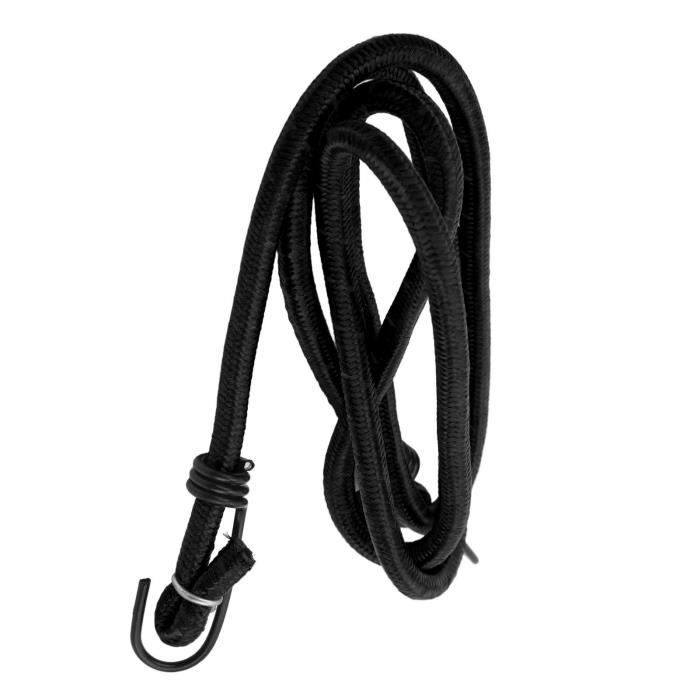 Kit élastique Caoutchouc Lociban 6mm X 15m Avec Crochets Et Pinces - Pour Bâche, Vélo, Tente, Fixation - 7