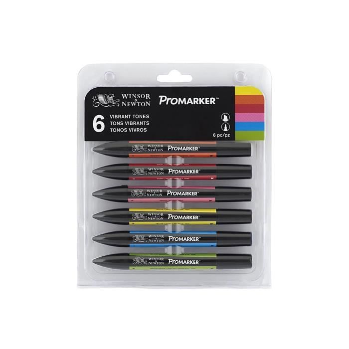 Photo de winsor-newton-promarker-marqueurs-6-tons-vibrants
