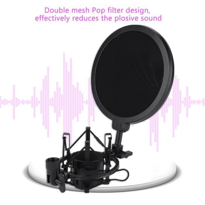 HyperX Solocast Support Microphone Réglable - Pied Professionnel Pour Microphone à Condensateur