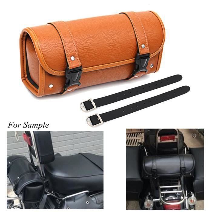 1x Moto Sacoche Outils Petit Sac de Moto Rond Brown Di50825 - Cdiscount Auto