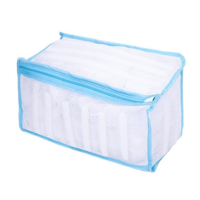 Sac De Lavage Pour Chaussures De Sport - Filet Avec Brosses Intégrées - Pour Machine à Laver (jusqu'à Taille 45)