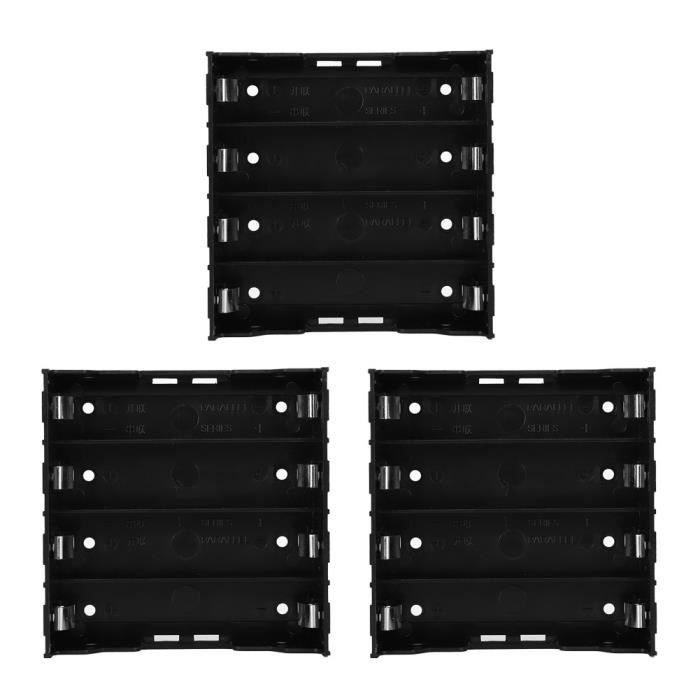 Supports De Batterie 18650 Avec Protection – Lot De 6, Boîtier PP, Fils De 150 Mm, Pour Projets électroniques