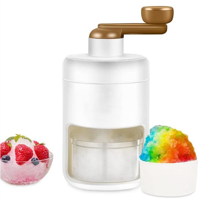 Machine à Glace Pilée - ZGEER - Portable - Amovible - Acier inoxydable - Sans BPA