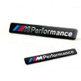 BMW Emblème M Performance - Aluminium Noir - Logo Autocollant 8,5 X 1,2 CM Série 1 2 3 4 5 6 7-1