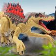 Jouet Dinosaure télécommandé réaliste ce dinosaure marche et rugit  jeu d’éveil  d’apprentissage Jurassic World enfant de 3 ans+-1