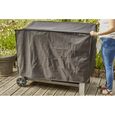 Housse barbecue - COOK'IN GARDEN - Grande taille - Polyester déperlant - Noir-1