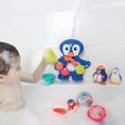 Coffret de Bain Pingouin - LUDI - Jouet de bain avec ventouses et accessoires sensoriels - Mixte - Dès 12 mois-1