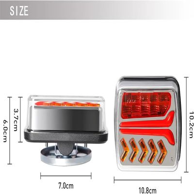 Kit de feux arrière à LED pour remorque de camion, feu stop, clignotant Kit de feux arrière à LED pour remorque de camion, feu stop, clignotant