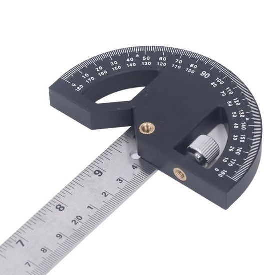 Règle De Bord En Alliage D'aluminium Pour Menuiserie - Outil De Traçage Précis Avec Curseur, 23x9cm - 11