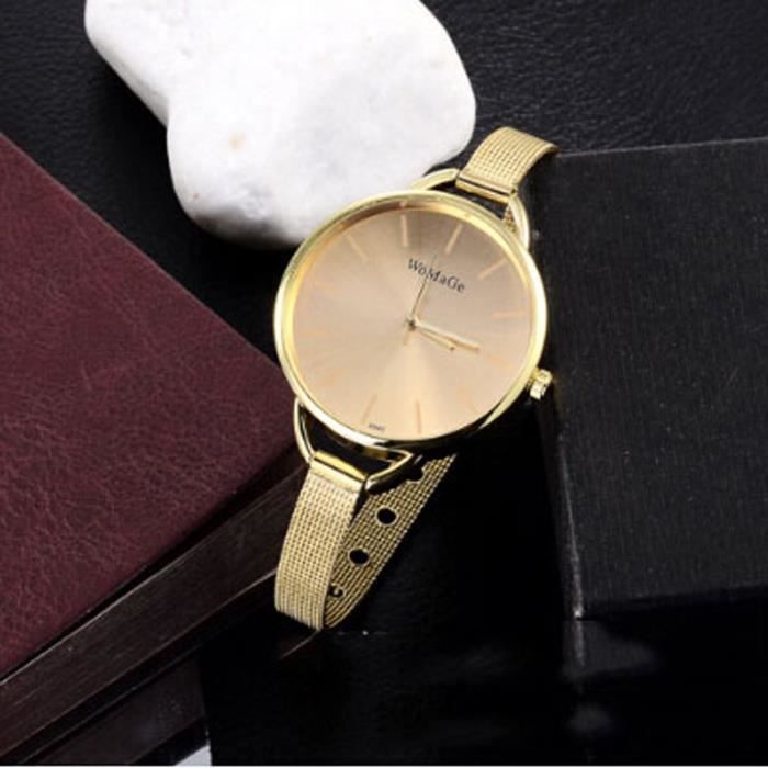 Montre Femme La mode Casual mod les f minins montre bracelet forme