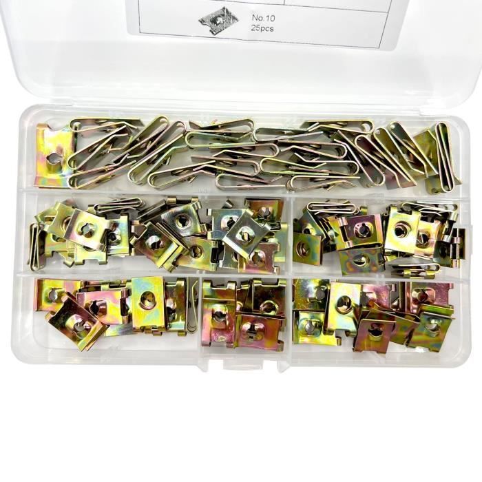 Clips Rivet Plastique Sourcing Map - 30pcs Pour Aile Voiture, 9x18x16mm