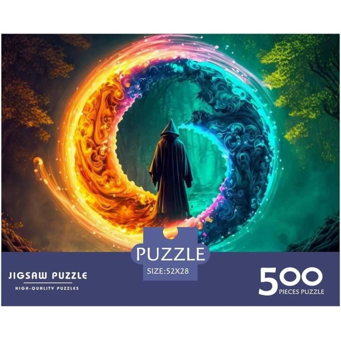 Puzzle Fantasy Thunder Landscape 1000 Pièces En Bois – Adulte Et Ado Dès 12 Ans – 50x75 Cm – Idée Cadeau