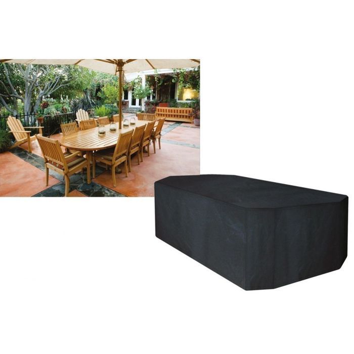 Housse de protection pour table de jardin rectangulaire 250 x 200