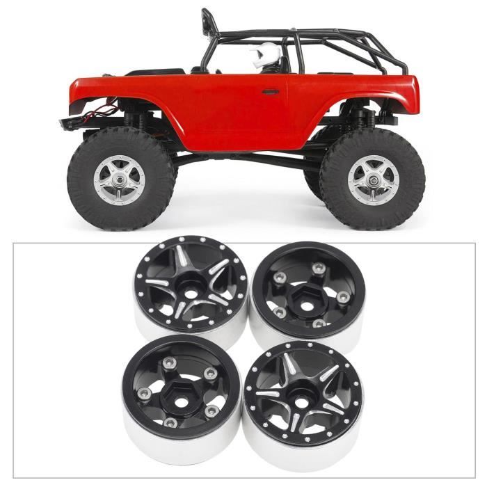 4 pièces 113 g/pièces métal 1.9 Beadlock jante moyeu de roue pour 1/10