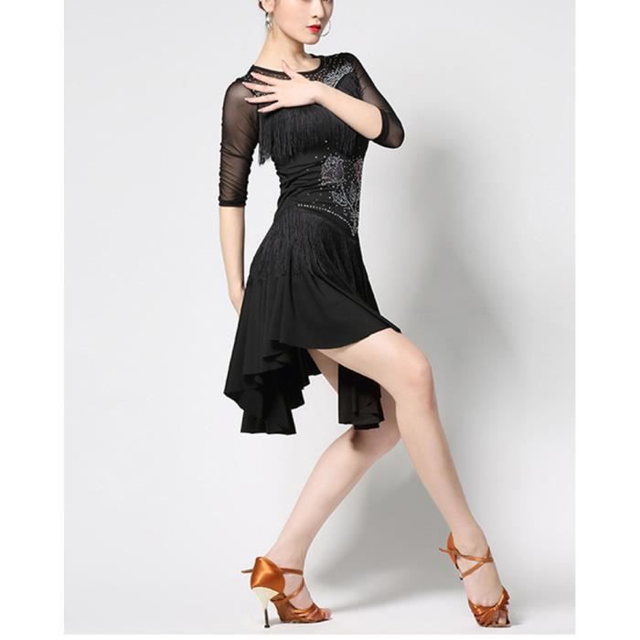 Robe salsa noire on sale