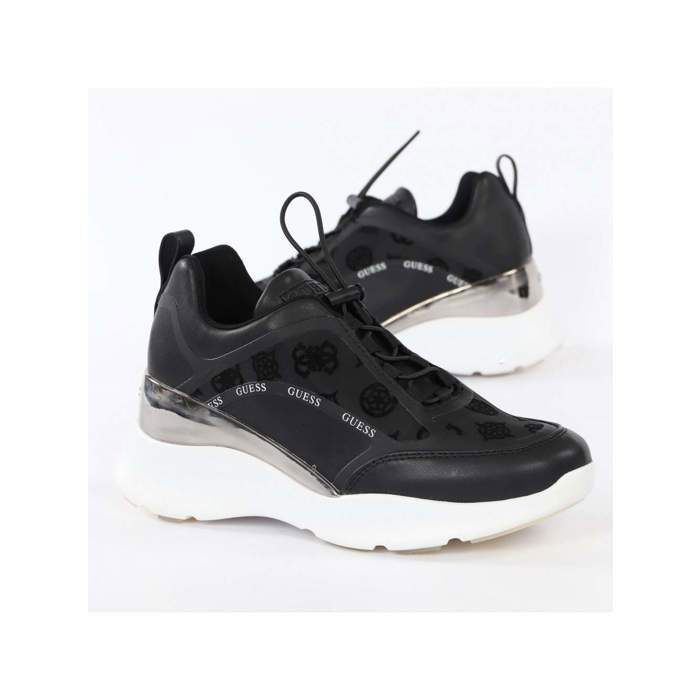 Basket Guess Original logo Noir Femme Noir Cdiscount Chaussures