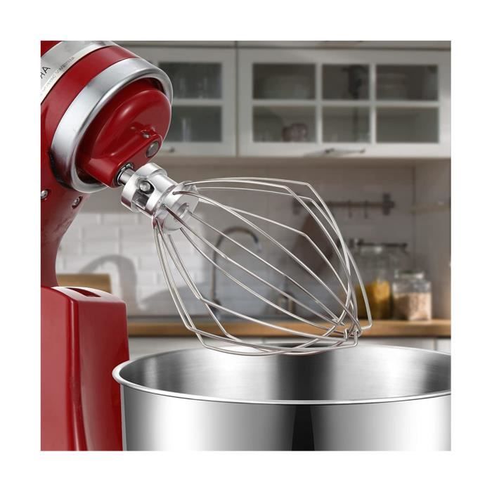 Fouet à 11 Fils En Inox Pour Batteur Sur Socle – Compatible Kitchenaid 7 Pintes (KSM7580, Etc.) – Remplacement De Qualité