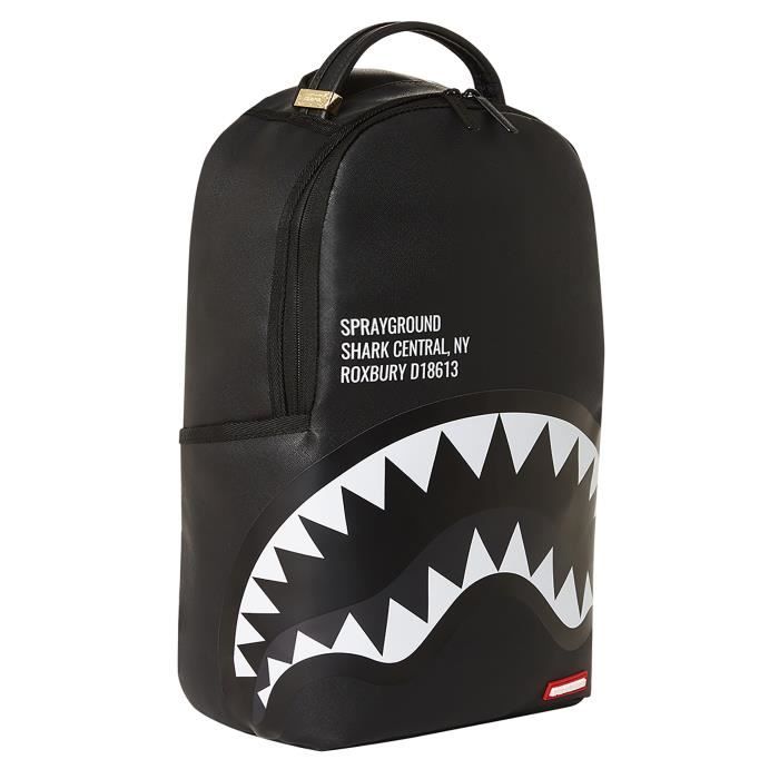 Sac A Dos Shark Central 2.0 Sprayground Homme Noir Cdiscount Bagagerie Maroquinerie