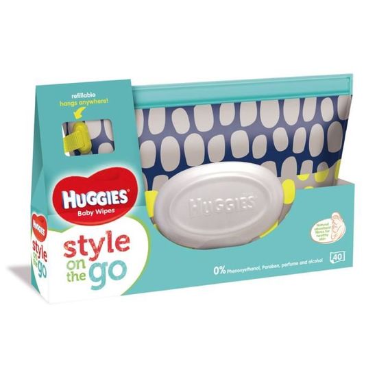 HUGGIES Lingettes Style Pochette