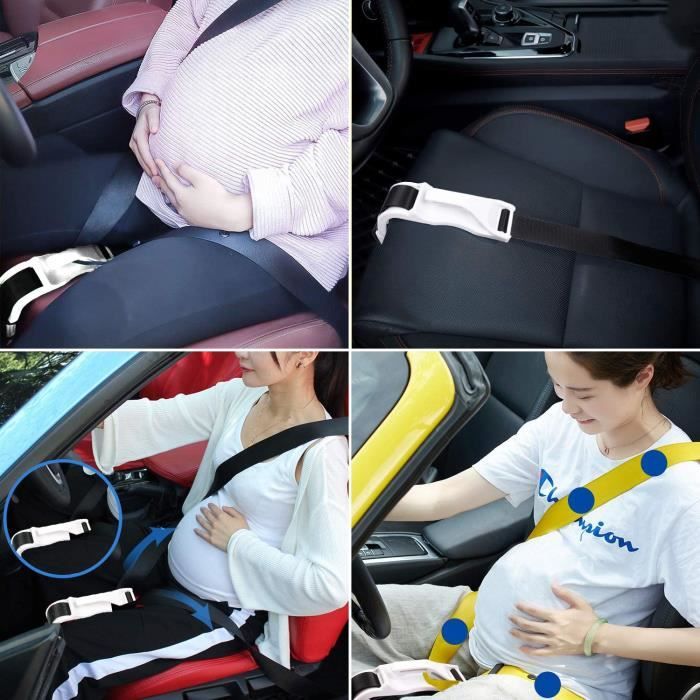 Ceinture auto femme enceinte sale