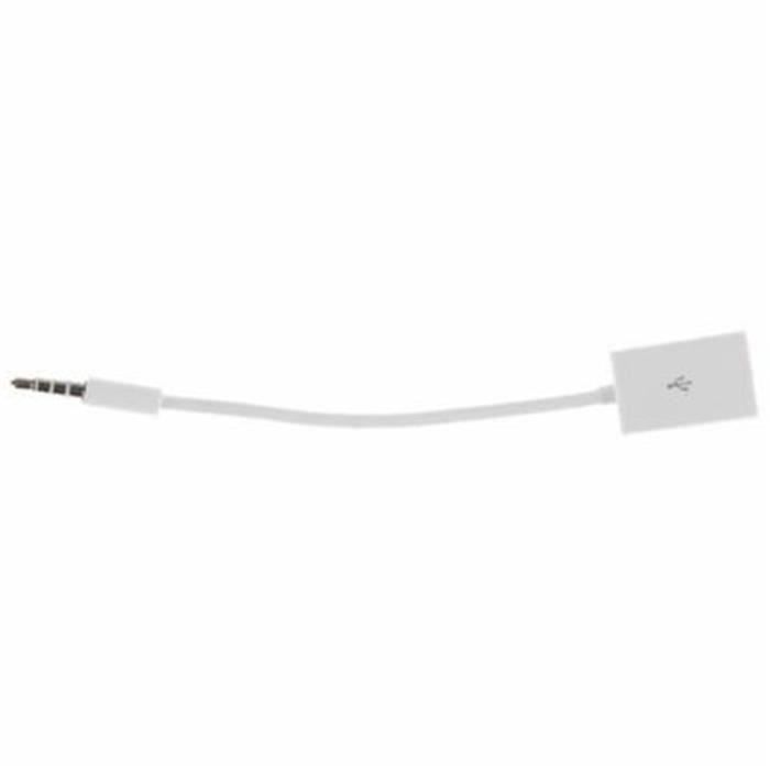 CABLING® 3.5mm AUX Audio Plug Jack Vers USB 2.0 Male Cable Adaptateur  Cordon Pourr Voiture MP3