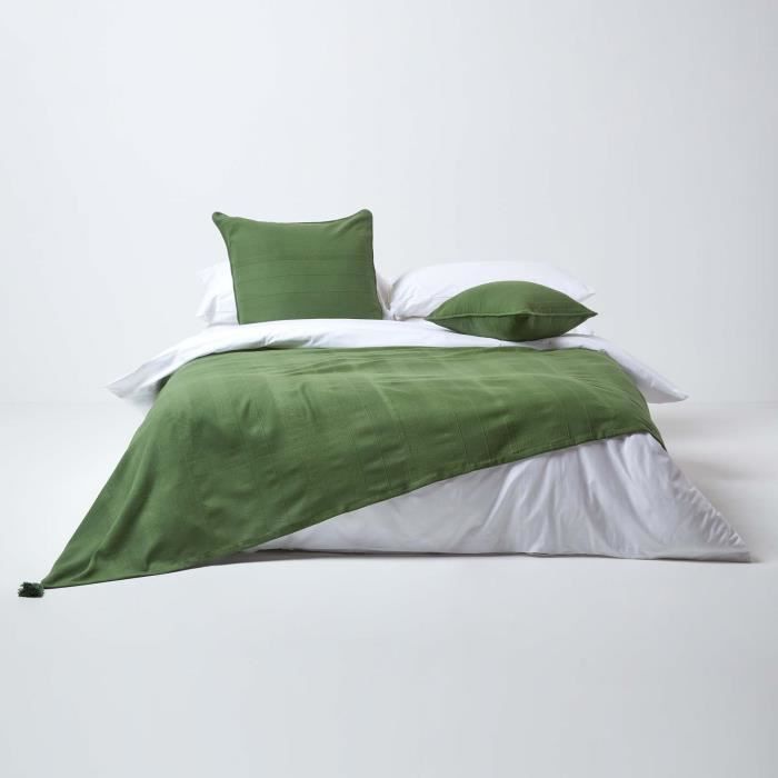 Jeté De Lit Vert
