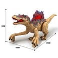 Jouet Dinosaure télécommandé réaliste ce dinosaure marche et rugit  jeu d’éveil  d’apprentissage Jurassic World enfant de 3 ans+-3