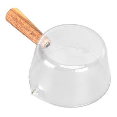 Petite Casserole à Lait En Acier Inoxydable 316 - Avec Couvercle En Verre - 14cm/600ml - Pour Soupes, Lait, Sauces