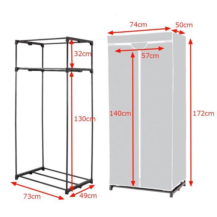 Set De 6 Sacs De Rangement Pour Placard Avec Fermeture Éclair - Tissu Oxford, Fenêtres Transparentes - Pour Maison Et Voyage