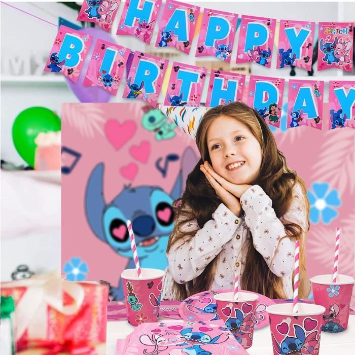 Lilo Stitch Lot de 97 décorations d'anniversaire pour Enfants