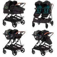 Poussette double avec 2 cosy clearance