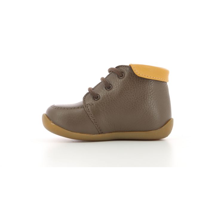 Aster Bottillon Din Cuir Gar on Marron Cdiscount Chaussures