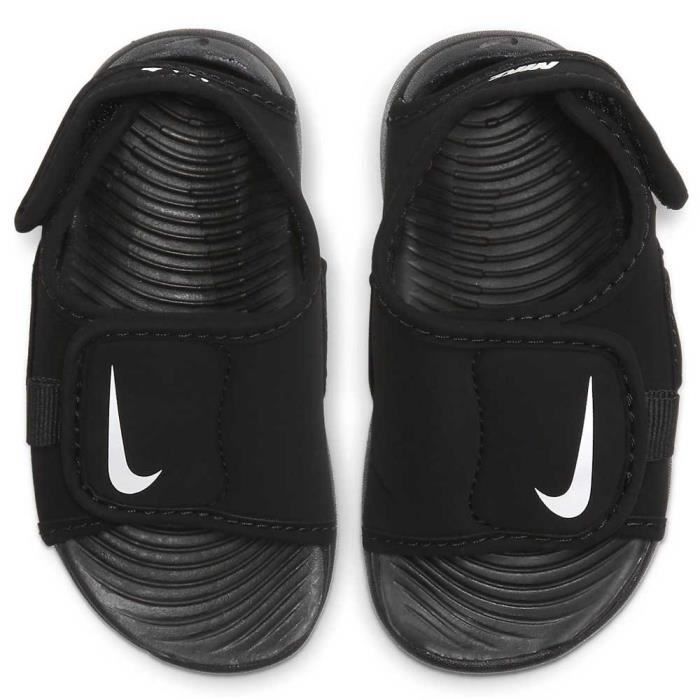Sandale de sport Nike Sunray Adjust 5 V2 Basse Noir Scratch Enfant Black white Cdiscount Chaussures