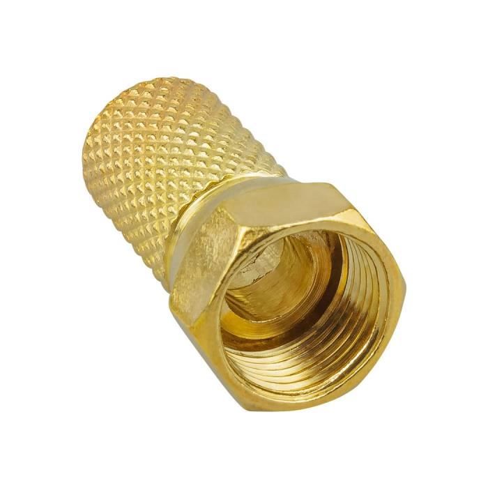 Fiche F spéciale à visser pour cable coaxial 11VRTC - AERVI