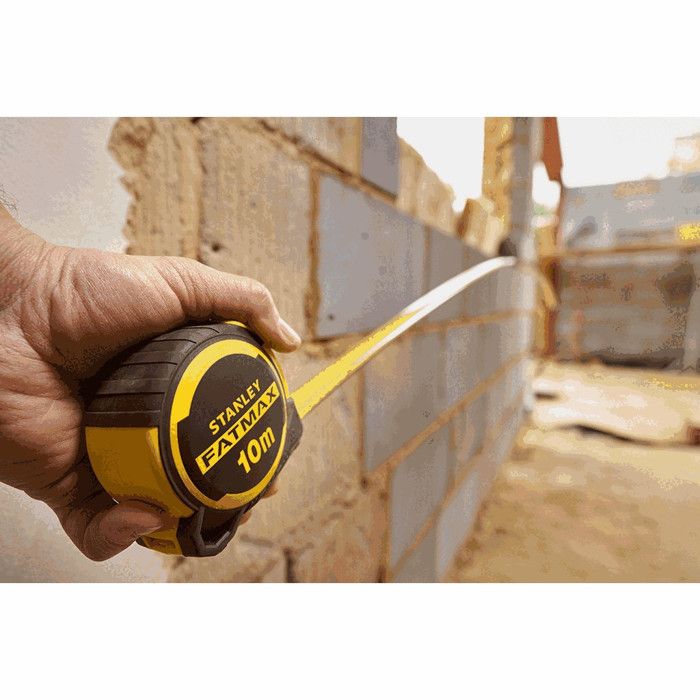 Mètre Ruban Stanley FATMAX Xtreme 10m - Largeur 32mm - Crochet Renforcé - FMHT38232-0
