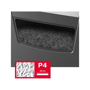 GenIE 580 XCD Plus Destructeur De Documents Coupe Croisée P4 - 10 Feuilles + CD - 21L