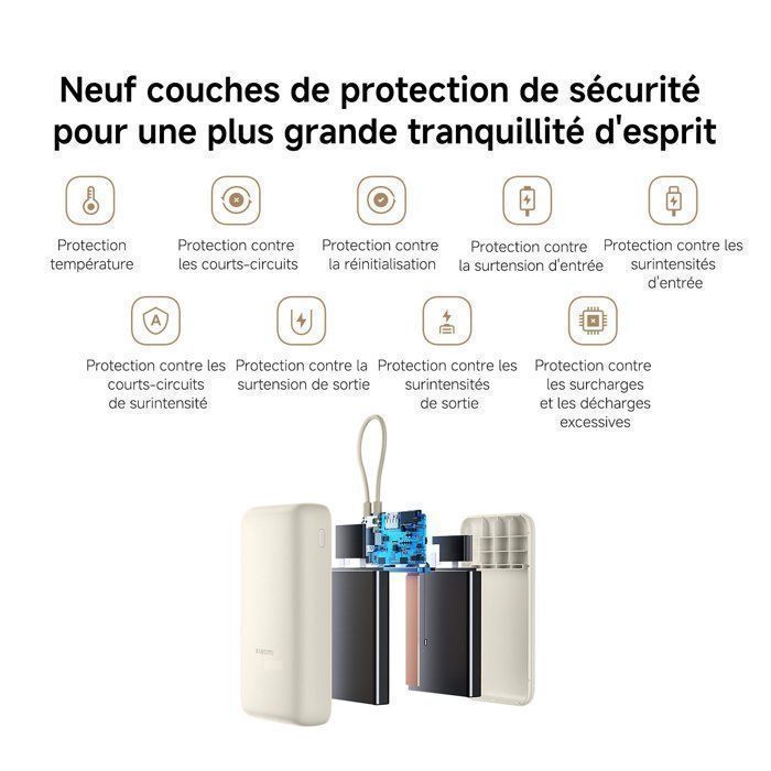 Batterie Externe 20000mAh 22.5W Double Câble Intégré Digital - Ma Coque La Réunion Batterie Externe 20000mAh 22.5W Double Câble Intégré Digital - Ma Coque La Réunion