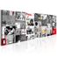 Tableau Street Art Banksy Ii Taille 120 X 40 Cm Achat Vente Tableau Toile Cdiscount