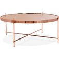 Table basse de salon - ALTER EGO - KOLOS BIG - Couleur cuivre - Rond - Contemporain - Design-0