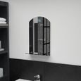 🦓7127Classique- Miroir mural avec étagère- Style Baroque - Miroir Mural moderne pour Salle de bain Salon Chambre décoratif Dressing-0