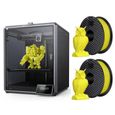 Creality K1 Max Imprimante 3D avec lidar AI polyvalent , caméra AI , 300*300*300 mm + 2 pcs rouleaux de filament PLA ( jaune )-0