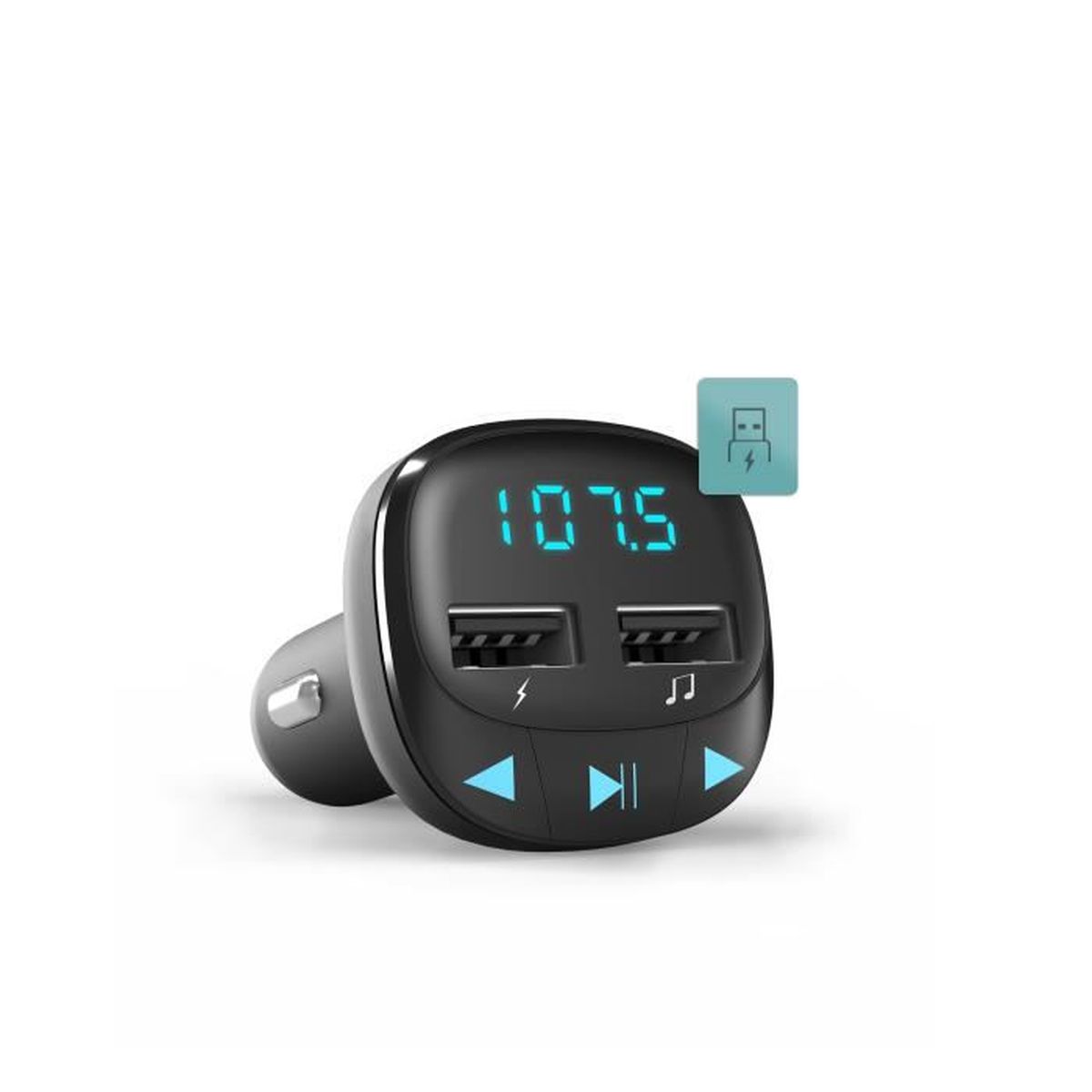 Energy Sistem Car Transmitter FM Black (microSD, USB Charge, USB MP3) Cdiscount Auto