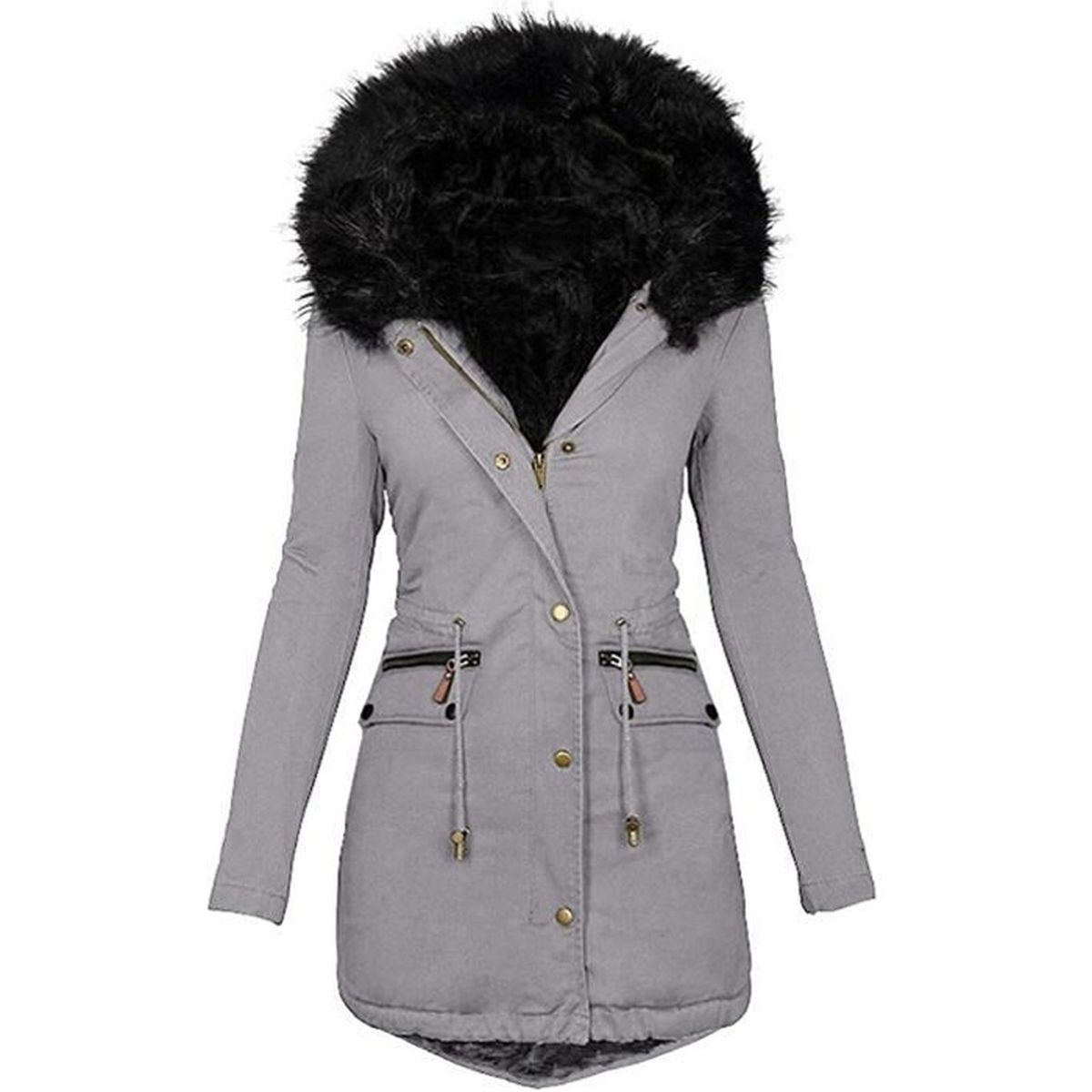 Blouson femme hiver capuche clearance
