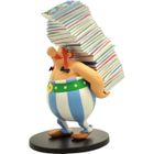 Figurine - COLLECTOYS - Obélix Pile d'Albums - Inspirée des albums d'Astérix - Pour collectionneurs - Mixte