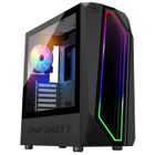 CWI Pc Gamer AMD Ryzen 1200 - GeForce GT 710 2Go - Mémoire 16Go - Disque dur SSD 240Go + 2To - WiFi - Windows 11 Infinity Dark