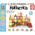 Jeu éducatif - EDUCA Magnetics - Construction 3D magnétique avec 61 pièces pour enfants dès 3 ans