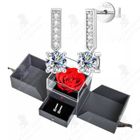 LE COIN COQUIN LCC® Boucles d'oreilles diamant moissanite Argent standard S925 Forme du visage Pas facile à décolorer Diamants moissanite de